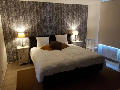 Ein Bett oder Betten in einem Zimmer der Unterkunft Ferienhaus an der Sesselbahn