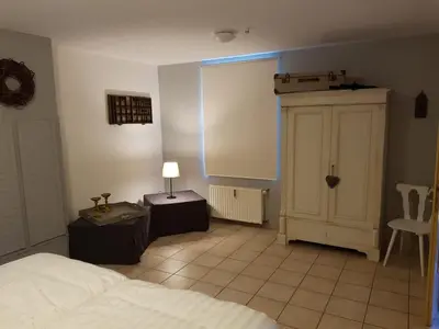 Ein Bett oder Betten in einem Zimmer der Unterkunft Ferienhaus an der Sesselbahn
