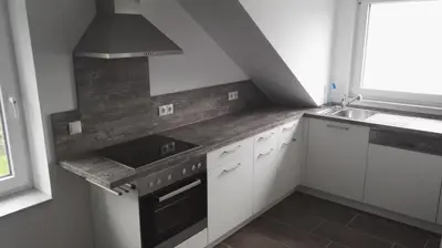 Küche/Küchenzeile in der Unterkunft Eifel Ferienwohnung