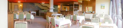 Ein Sitzbereich in der Unterkunft Hotel Oronto