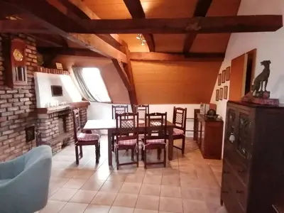 TV/Unterhaltungsangebot in der Unterkunft Ferienwohnung Flämisches Weinhaus