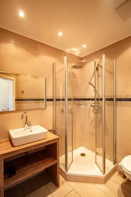Ein Badezimmer in der Unterkunft Hotel Mosella