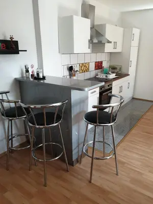 Küche/Küchenzeile in der Unterkunft FeWo Nala