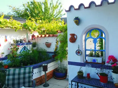 Ein Garten an der Unterkunft FeWo Nala