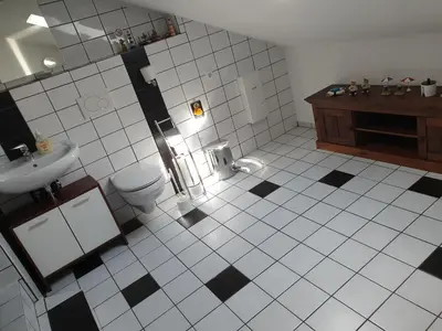 Ein Badezimmer in der Unterkunft FeWo Nala