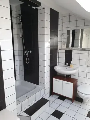 Ein Badezimmer in der Unterkunft FeWo Nala