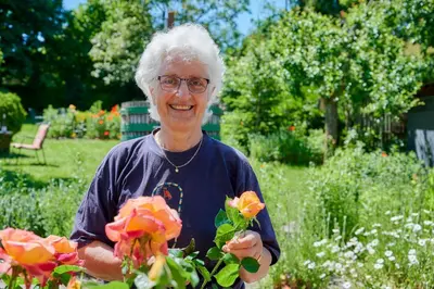 Ein Garten an der Unterkunft Ferienweingut Willems