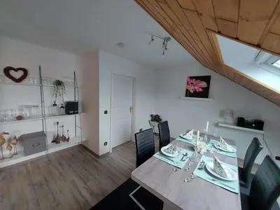 TV/Unterhaltungsangebot in der Unterkunft Ferienwohnung am Lieserpfad