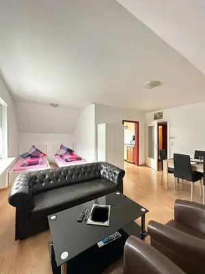 Ein Sitzbereich in der Unterkunft Holiday Apartment Adenau