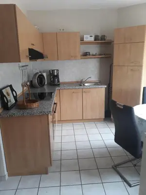 Küche/Küchenzeile in der Unterkunft Mosel-Ferienwohnung Berhard