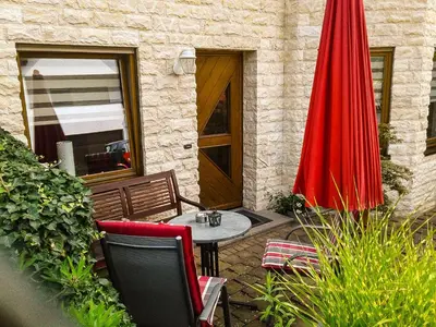 Ein Balkon oder eine Terrasse in der Unterkunft Mosel-Ferienwohnung Berhard