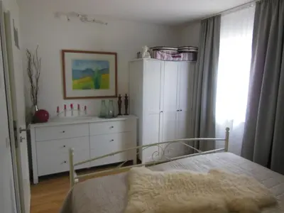 Ein Bett oder Betten in einem Zimmer der Unterkunft Saffenburgblick