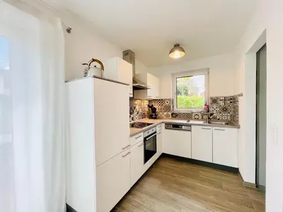 Küche/Küchenzeile in der Unterkunft Ferienwohnung Mittelrhein Familie Lehmann