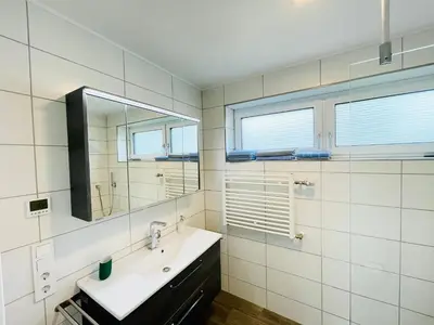 Ein Badezimmer in der Unterkunft Ferienwohnung Mittelrhein Familie Lehmann