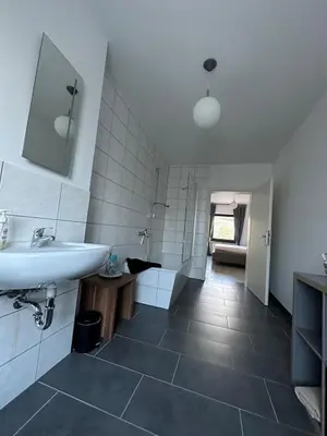 Ein Badezimmer in der Unterkunft Ferienwohnung EIRA