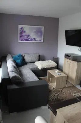 Ein Sitzbereich in der Unterkunft Ferienhaus Milena