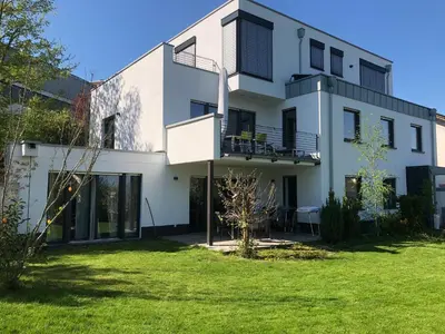 Das Gebäude in dem sich die Ferienwohnung befindet