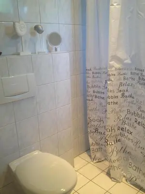Ein Badezimmer in der Unterkunft Ferienwohnung Lahnmündung