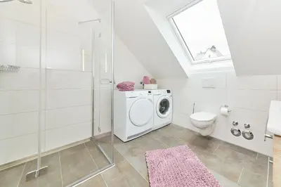 Ein Badezimmer in der Unterkunft Susannes Burgblick