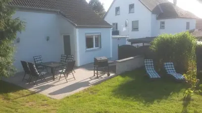 Das Gebäude in dem sich die Ferienwohnung befindet