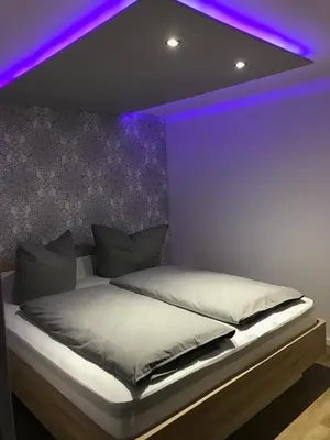 Ein Bett oder Betten in einem Zimmer der Unterkunft VILLA RELAX