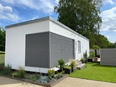 Das Gebäude in dem sich die Ferienwohnung befindet