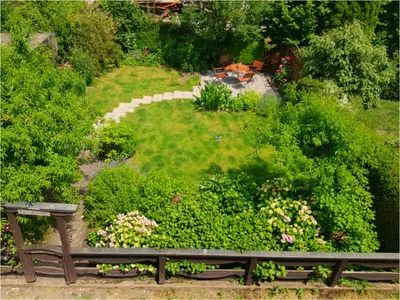Ein Garten an der Unterkunft Fewo am Endertbach