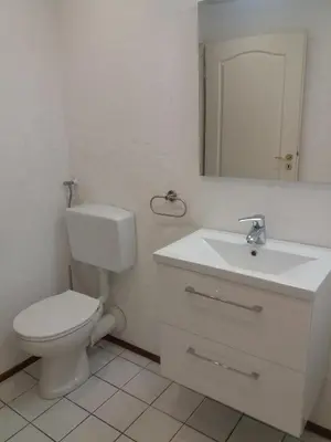 Ein Badezimmer in der Unterkunft Ferienwohnung Reuter