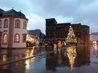 Ein allgemeiner Blick auf Trier oder ein Stadtblick von der Ferienwohnung aus