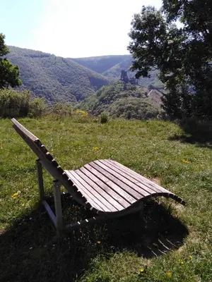 Naturlandschaft in der Nähe des Ferienhauses