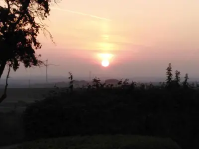 Blick auf den Sonnenuntergang/Sonnenaufgang von des Ferienhauses aus oder aus der Nähe