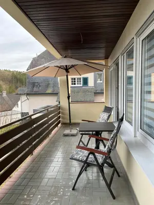 Ein Balkon oder eine Terrasse in der Unterkunft Ferienwohnung2 Daun