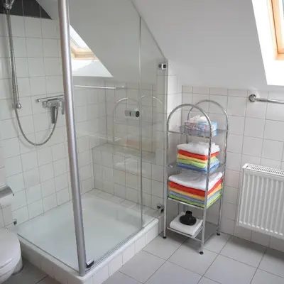 Ein Badezimmer in der Unterkunft Haus Agnes FeWo 2