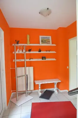 Ein Bett oder Betten in einem Zimmer der Unterkunft Ferienhaus Luzia