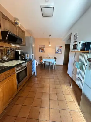 Küche/Küchenzeile in der Unterkunft Ferienwohnung Pint