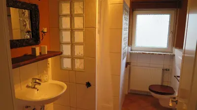 Ein Badezimmer in der Unterkunft Ferienwohnung Bacharach
