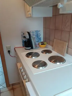 Küche/Küchenzeile in der Unterkunft Altes Fachwerkhaus Mutter Mosel