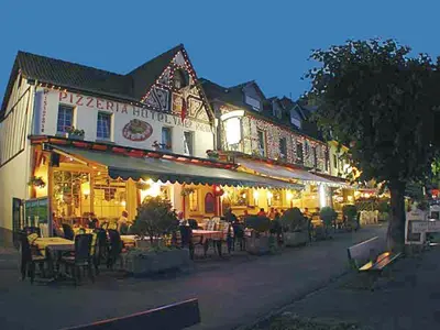 Das Gebäude in dem sich das Hotel befindet