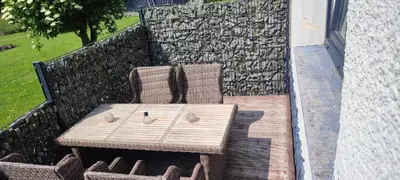 Ein Garten an der Unterkunft Ferienwohnung Fred