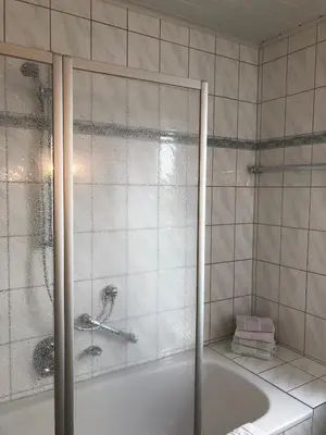 Ein Badezimmer in der Unterkunft Ferienwohnung Irmgard Ewald