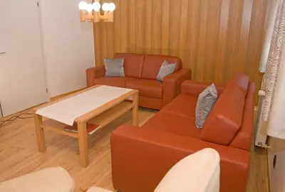 Ein Sitzbereich in der Unterkunft Ferienhaus Alina