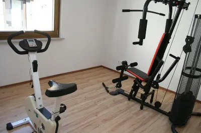 Das Fitnesscenter und/oder die Fitnesseinrichtungen in der Unterkunft Ferienhaus Alina