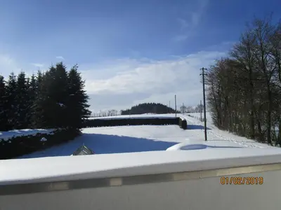 Ferienhaus Schöne Aussicht im Winter