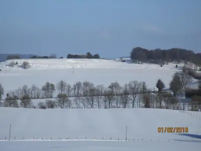 Ferienhaus Schöne Aussicht im Winter