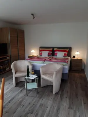 Ein Bett oder Betten in einem Zimmer der Unterkunft Ferienappartement Lieser