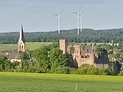 Naturlandschaft in der Nähe der Ferienwohnung