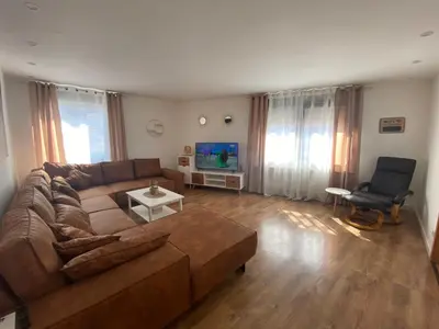 TV/Unterhaltungsangebot in der Unterkunft Ferienwohnung Auszeit