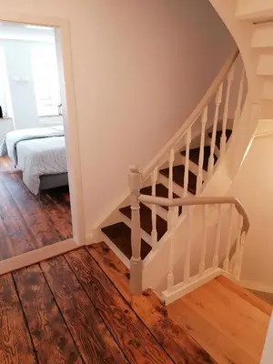Ein Bett oder Betten in einem Zimmer der Unterkunft Schlössje