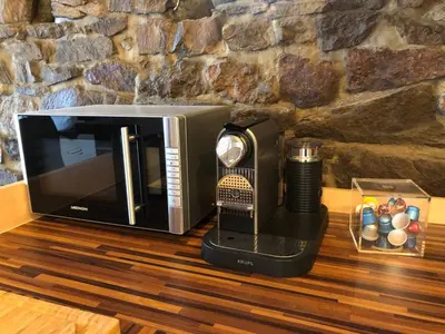 Kaffee-/Teezubehör in der Unterkunft Rennscheune - Himmlisch in die Grüne Hölle