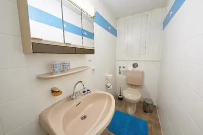 Ein Badezimmer in der Unterkunft Ferienhaus Mosel-Herberge